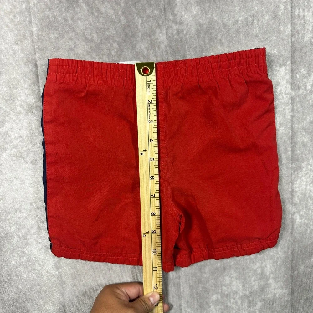 Spider-Man 2 Vintage 2004 Marvel Red Navy Swim Trunks Kids Boys Shorts S-M2